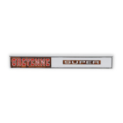 PartzBiz CM 05-198 - BROTHERS Trucks C/K ตราสัญลักษณ์กล่องถุงมือ - CHEYENNE SUPER