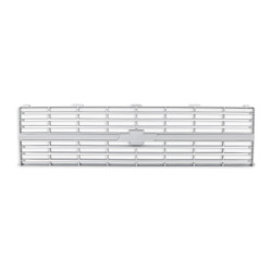 PartzBiz CM 04-176 - BROTHERS Trucks C/K Grille - พร้อม Bowtie - ไม่มีคิ้ว - ไฟหน้าเดี่ยว - สีเงิน
