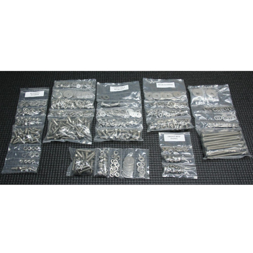 PartzBiz CM: CBBK7SS67-72-Brothers Trucks Complete Bed Bolt Sets - Polished Stainless