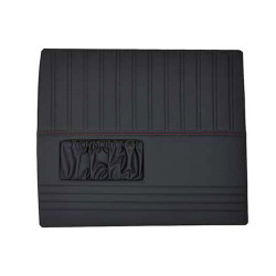 PartzBiz CM QDP0054BLACK - Brothers Trucks Custom Sport Door Panels - Black with Black Stitching