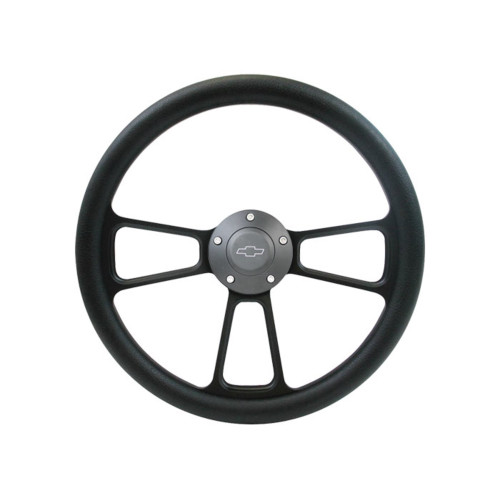 PartzBiz CM: STRF8BB174-91-Brothers Trucks Custom Steering Wheels - Black / Black - Bowtie PartzBiz CM: STRF8BB174-91-Brothers Trucks Custom Steering Wheels - Black / Black - Bowtie