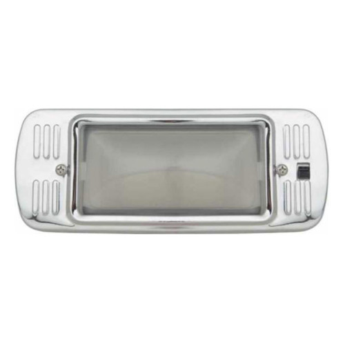 PartzBiz CM: DLH47CH-Brothers Trucks Dome Lamp Assembly - with Glass Lens - Chrome PartzBiz CM: DLH47CH-Brothers Trucks Dome Lamp Assembly - with Glass Lens - Chrome