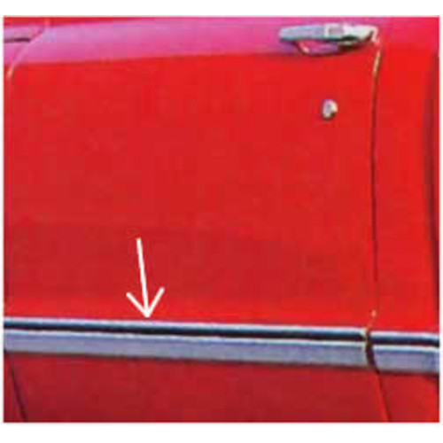 PartzBiz CM: LSM12RH-Brothers Trucks Door Molding PartzBiz CM: LSM12RH-Brothers Trucks Door Molding