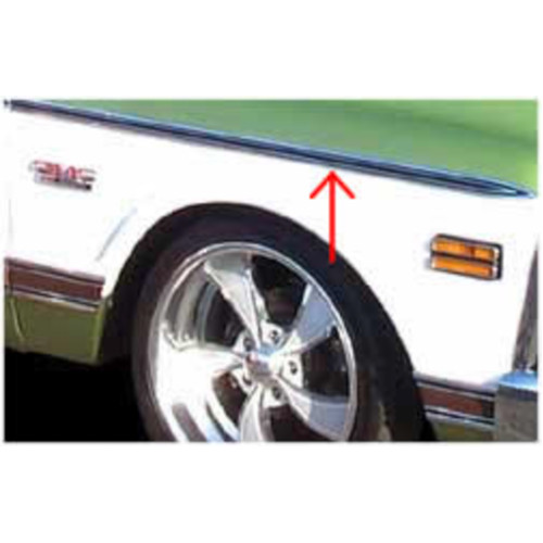 PartzBiz CM: MF01000-Brothers Trucks Fender Molding - Upper PartzBiz CM: MF01000-Brothers Trucks Fender Molding - Upper