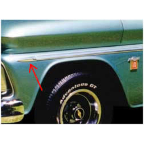 PartzBiz CM: FSM0100-Brothers Trucks Front Fender Molding - Tip PartzBiz CM: FSM0100-Brothers Trucks Front Fender Molding - Tip