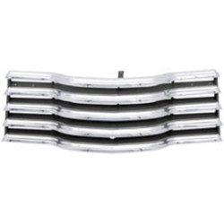 PartzBiz CM GRL7303 - Brothers Trucks Grille - Chevrolet- Chrome W/ Black Painted Rear Splash PartzBiz CM GRL7303 - Brothers Trucks Grille - Chevrolet- Chrome W/ Black Painted Rear Splash