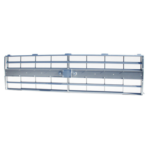 PartzBiz CM: GRO88CD-Brothers Trucks Grille - Silver - Dual Headlight