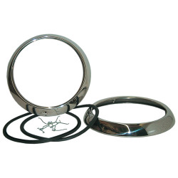 PartzBiz CM HLB4754 - Brothers Trucks Headlight Bezels With Seals & Clips PartzBiz CM HLB4754 - Brothers Trucks Headlight Bezels With Seals & Clips