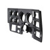PartzBiz CM: INST836-Brothers Trucks Instrument Bezel - With A/C - Black/Chrome PartzBiz CM: INST836-Brothers Trucks Instrument Bezel - With A/C - Black/Chrome