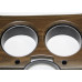 PartzBiz CM: INST781-Brothers Trucks Instrument Bezel - With A/C - Silver/Woodgrain