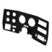 PartzBiz CM: INST778-Brothers Trucks Instrument Bezel - With A/C - Black/Silver PartzBiz CM: INST778-Brothers Trucks Instrument Bezel - With A/C - Black/Silver
