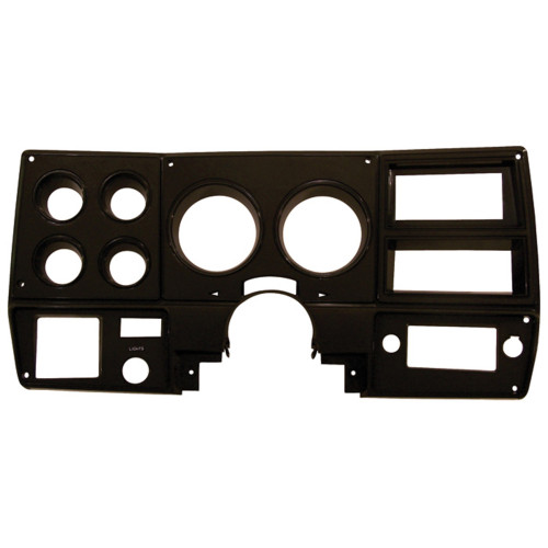 PartzBiz CM: INST808-Brothers Trucks Instrument Bezel - With A/C - Black/Silver