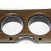 PartzBiz CM: INST781-Brothers Trucks Instrument Bezel - With A/C - Silver/Woodgrain
