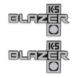 PartzBiz CM 04-548 - BROTHERS Trucks K5 Fender Badge Pair - Blazer 4WD PartzBiz CM 04-548 - BROTHERS Trucks K5 Fender Badge Pair - Blazer 4WD