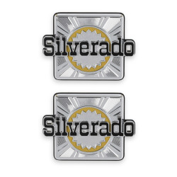 PartzBiz CM 04-549 - BROTHERS Trucks K5 Rear Side Emblem Pair - Silverado PartzBiz CM 04-549 - BROTHERS Trucks K5 Rear Side Emblem Pair - Silverado