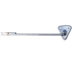 PartzBiz CM BRKT07C - Brothers Trucks Sunvisor Bracket - Chrome