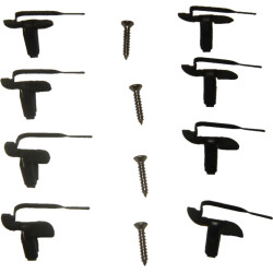 PartzBiz CM L0074-69 - BROTHERS Trucks TAIL LIGHT BEZEL CLIP KIT