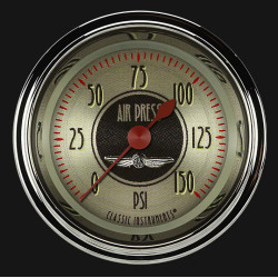 PartzBiz CM AN118SHC - เกจวัดแรงดันอากาศ All American Nickel 2 1/8" PartzBiz CM AN118SHC - เกจวัดแรงดันอากาศ All American Nickel 2 1/8"