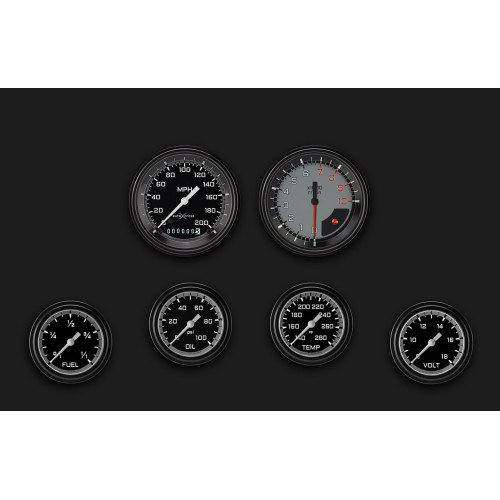 PartzBiz CM: AX301GBLF-AutoCross Gray Six Gauge Set 301 PartzBiz CM: AX301GBLF-AutoCross Gray Six Gauge Set 301