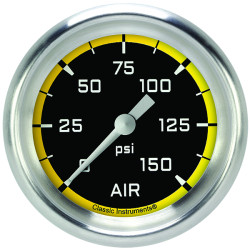 PartzBiz CM AX318YAPF - เกจวัดแรงดันอากาศ Autocross Yellow 2 5/8 PartzBiz CM AX318YAPF - เกจวัดแรงดันอากาศ Autocross Yellow 2 5/8