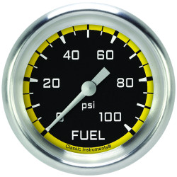 PartzBiz CM AX346YAPF - เกจวัดแรงดันน้ำมันเชื้อเพลิง Autocross Yellow 2 5/8 PartzBiz CM AX346YAPF - เกจวัดแรงดันน้ำมันเชื้อเพลิง Autocross Yellow 2 5/8