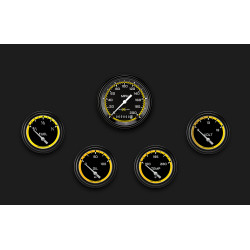 PartzBiz CM AX200YBLF - AutoCross Yellow Five Gauge Set 200 PartzBiz CM AX200YBLF - AutoCross Yellow Five Gauge Set 200