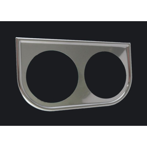 PartzBiz CM: MT55-Chrome Under Dash Panel / 2-Hole PartzBiz CM: MT55-Chrome Under Dash Panel / 2-Hole