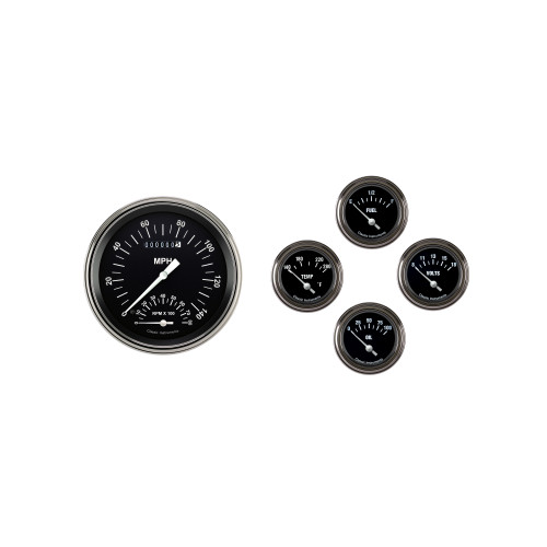 PartzBiz CM: FT57HR65-Classic Instruments 1957 - 1960 Ford Truck Gauge Set Hot Rod