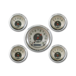 PartzBiz CM AN00SHC - Classic Instruments American Nickel 5 Gauge Set PartzBiz CM AN00SHC - Classic Instruments American Nickel 5 Gauge Set