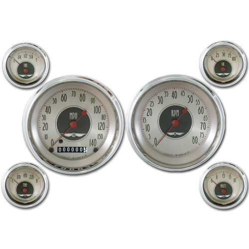 PartzBiz CM: AN51SLC-Classic Instruments American Nickel 6 Gauge Set