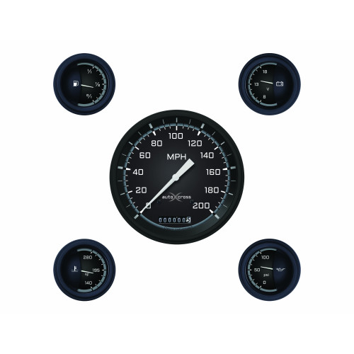 PartzBiz CM: AX54GBLF-Classic Instruments Auto Cross Grey 6 เกจชุด PartzBiz CM: AX54GBLF-Classic Instruments Auto Cross Grey 6 เกจชุด