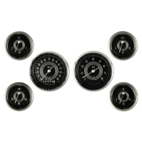 PartzBiz CM: V8SR01SHC-เครื่องดนตรีคลาสสิก V8 Speedster Six Gauge Set PartzBiz CM: V8SR01SHC-เครื่องดนตรีคลาสสิก V8 Speedster Six Gauge Set