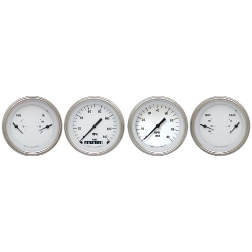 PartzBiz CM: WH05SLF-เครื่องดนตรีคลาสสิค White Hot Four Gauge Set