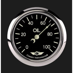 PartzBiz CM CL381SRC - เกจวัดแรงดันน้ำมันเครื่อง Classic Series 2 5/8 PartzBiz CM CL381SRC - เกจวัดแรงดันน้ำมันเครื่อง Classic Series 2 5/8
