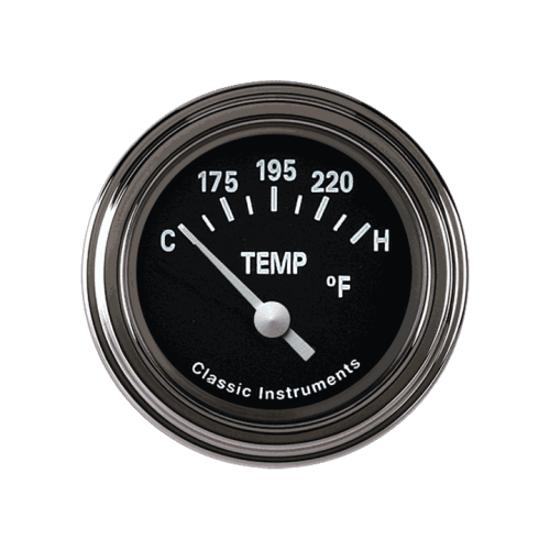 PartzBiz CM: TE26BSLF-Tetra Series, Black Temp Gauge PartzBiz CM: TE26BSLF-Tetra Series, Black Temp Gauge