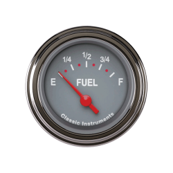 PartzBiz CM TE11GSLF - Tetra Series, Gray Fuel Gauge 75-10 PartzBiz CM TE11GSLF - Tetra Series, Gray Fuel Gauge 75-10