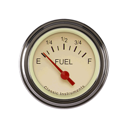 PartzBiz CM TE12TSLF - Tetra Series, Tan Fuel Gauge 0-90 PartzBiz CM TE12TSLF - Tetra Series, Tan Fuel Gauge 0-90