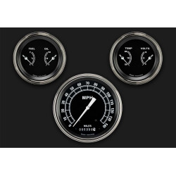 PartzBiz CM TR64SLF - Traditional Series Three Gauge Set PartzBiz CM TR64SLF - Traditional Series Three Gauge Set