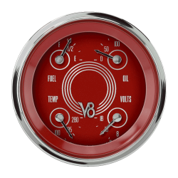 PartzBiz CM V8RS79SHC - V8 Red Steelie 3 3/8 PartzBiz CM V8RS79SHC - V8 Red Steelie 3 3/8