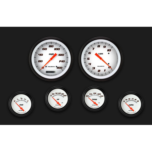 PartzBiz CM: VS251WBLF-ชุดเกจวัด Velocity สีขาว Six 251