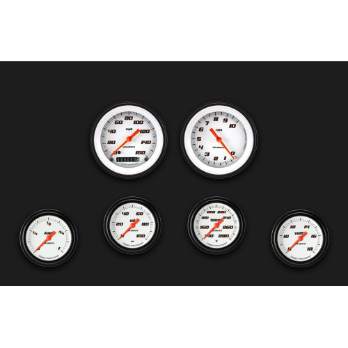 PartzBiz CM: VS301WBLF-ชุดเกจวัด Velocity White Six 301
