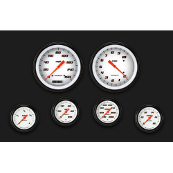 PartzBiz CM VS351WBLF - ชุดเกจวัด Velocity White Six 351 PartzBiz CM VS351WBLF - ชุดเกจวัด Velocity White Six 351