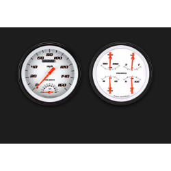 PartzBiz CM VS62WBLF - ชุดเกจคู่ Velocity สีขาว 62 PartzBiz CM VS62WBLF - ชุดเกจคู่ Velocity สีขาว 62