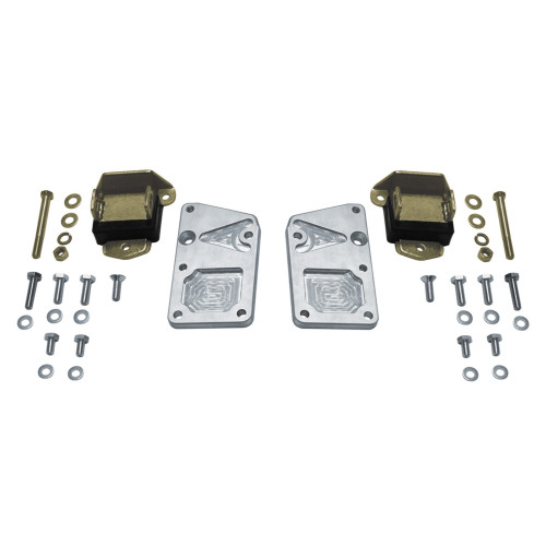 PartzBiz CM: 060406DS-Detroit Speed Engine Mount Kit - LS in Place of SBC PartzBiz CM: 060406DS-Detroit Speed Engine Mount Kit - LS in Place of SBC