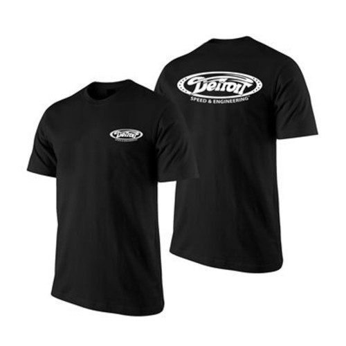 PartzBiz CM: 990102S-เสื้อยืดโลโก้สีดำ Detroit Speed & Engineering PartzBiz CM: 990102S-เสื้อยืดโลโก้สีดำ Detroit Speed & Engineering