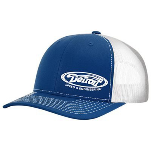 PartzBiz CM: 990308BW-Detroit Speed & Engineering Logo Curved Bill Snap-Back Hat - Royal Blue/White PartzBiz CM: 990308BW-Detroit Speed & Engineering Logo Curved Bill Snap-Back Hat - Royal Blue/White