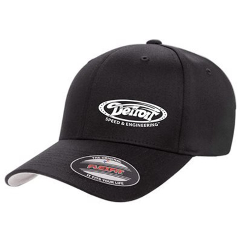 PartzBiz CM: 990309LXL-Detroit Speed & Engineering - White Logo Curved Bill FlexFit® Hat - Black PartzBiz CM: 990309LXL-Detroit Speed & Engineering - White Logo Curved Bill FlexFit® Hat - Black