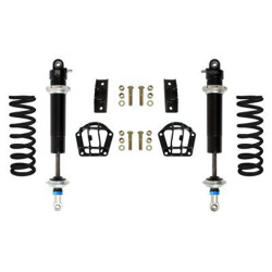 PartzBiz CM 030340-SDS - Detroit Speed Front Coilover Kit - Single Adjustable Shocks