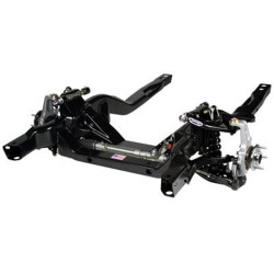 PartzBiz CM 032015-DDS - Detroit Speed Powdercoated Hydroformed Subframe - Double Adjustable Shocks - BBC/BB Pontiac