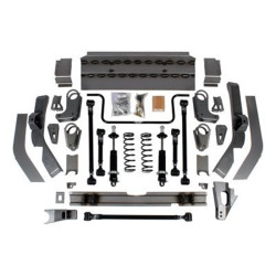 PartzBiz CM 041707-RDS - Detroit Speed QuadraLink Rear Suspension Kit - Double Adjustable Remote Shocks